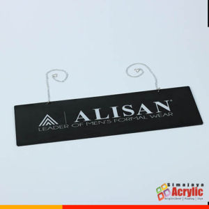 Sign Gantung  Acrylic Pusat Display Acrylic